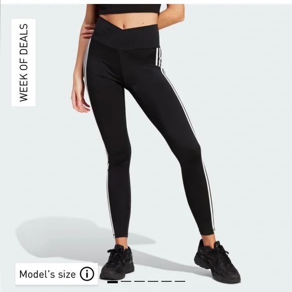 Adidas crossover waist leggings - Picture 1 of 9